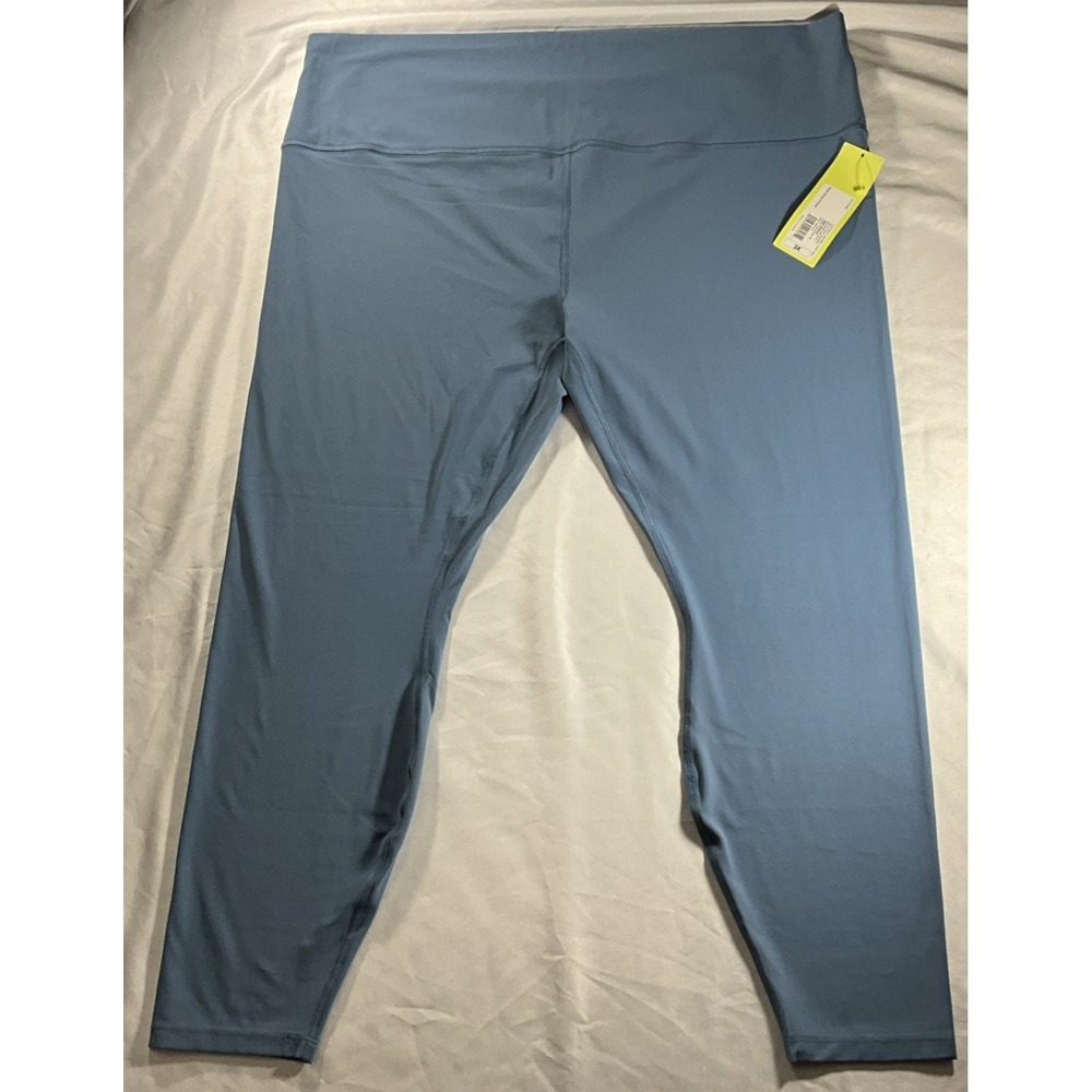 All In Motion Everyday Soft Ultra High Rise 7/8 Leggings Steel Blue Women's 3X